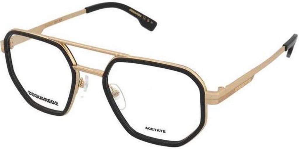 Dsquared2 D2 0111 BLACK 52/20/145 Herrenbrillen Brillen