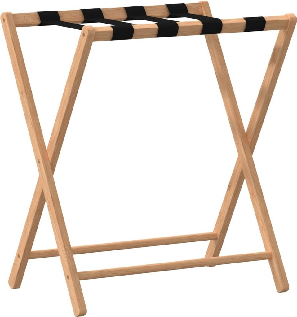 vidaXL Porte-bagages 68,5x38x58 cm Bambou Image du produit 