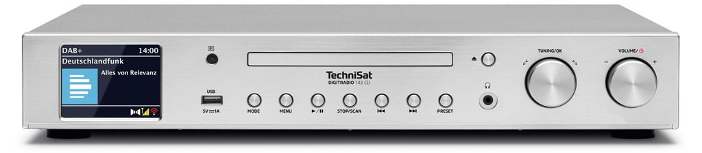 TechniSat DIGITRADIO 143 CD (V3) | HiFi-Tuner, DAB+, Produktbild 