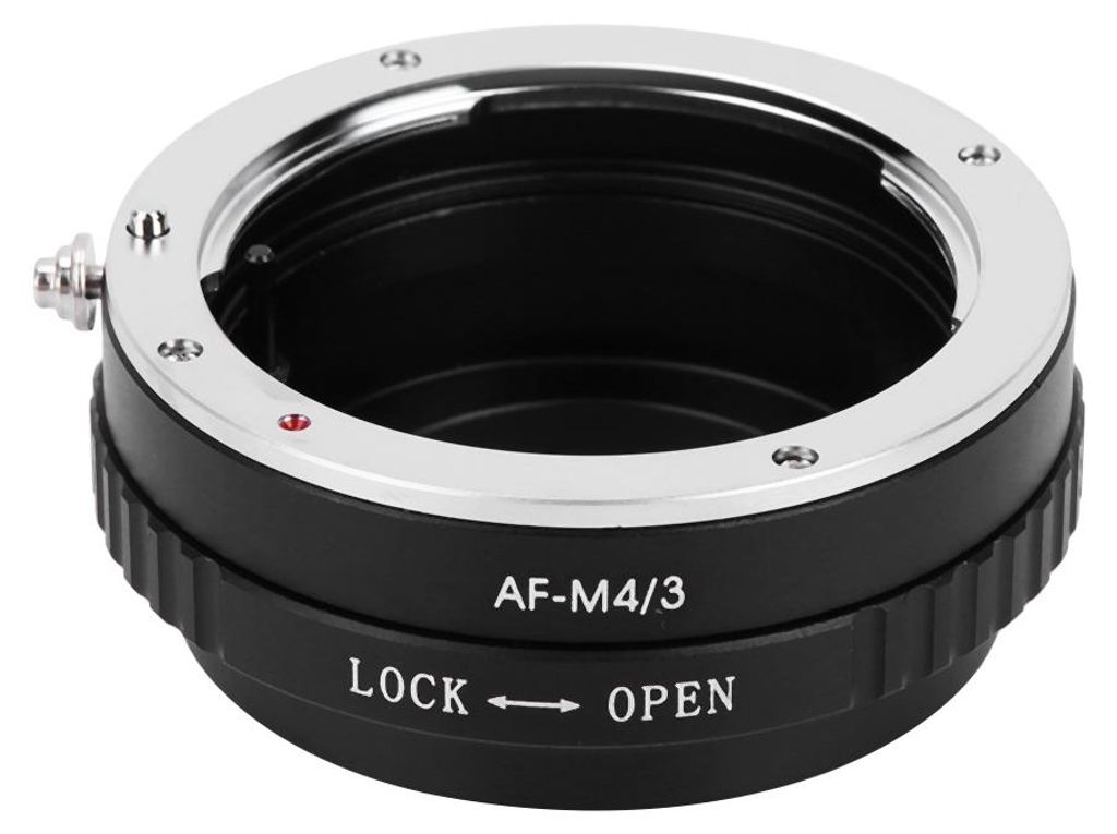 Manueller Objektivadapterring aus Metall für Minolta AF-Objektive, passend für Kameras mit M4/3-Anschluss