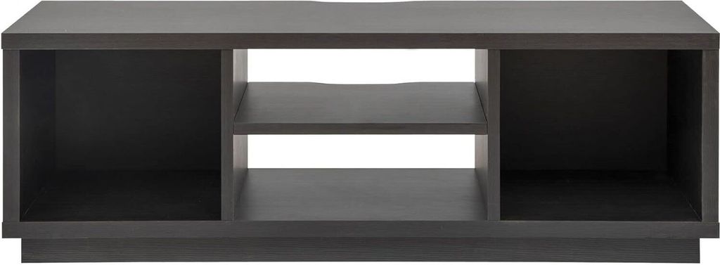 Iris Ohyama, TV-Schrank mit offenen Regalen / TV-Schrank für 55 Zoll TV, Massivholz, Büro, Wohnzimmer - TV-Schrank Standard - OTS-125S - Eiche Sc...