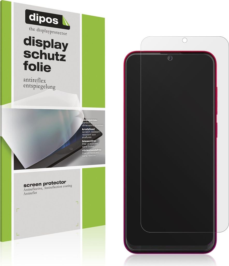 2x Schutzfolie für WALTON Primo RM4 matt Displayschutzfolie Folie Display Schutz dipos