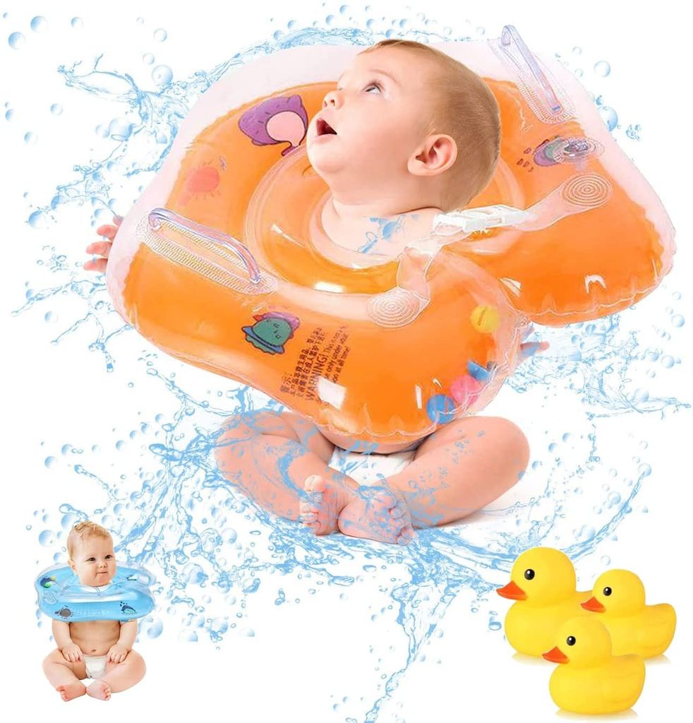 Baby Halsschwimmring Schwimmring Aufblasbare Schwimmhilfe Schwimmen Ring Pool 