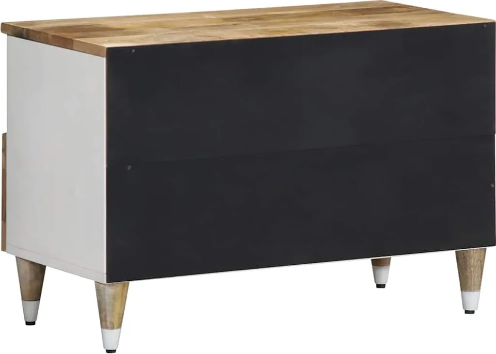 Mobiletto TV SYFAX™ Legno di Mango Massiccio 70x33,5x46 cm - 3