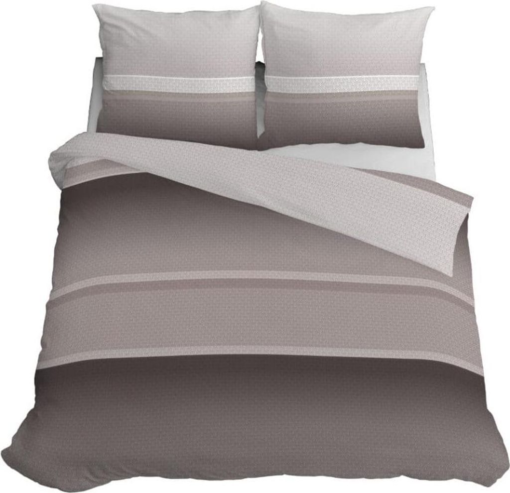 Bettwäsche Set 220x200 Satin Mikrofaser Beige