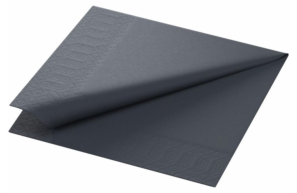 Serviettes Duni noir 33x33cm 250 pièces Image du produit 
