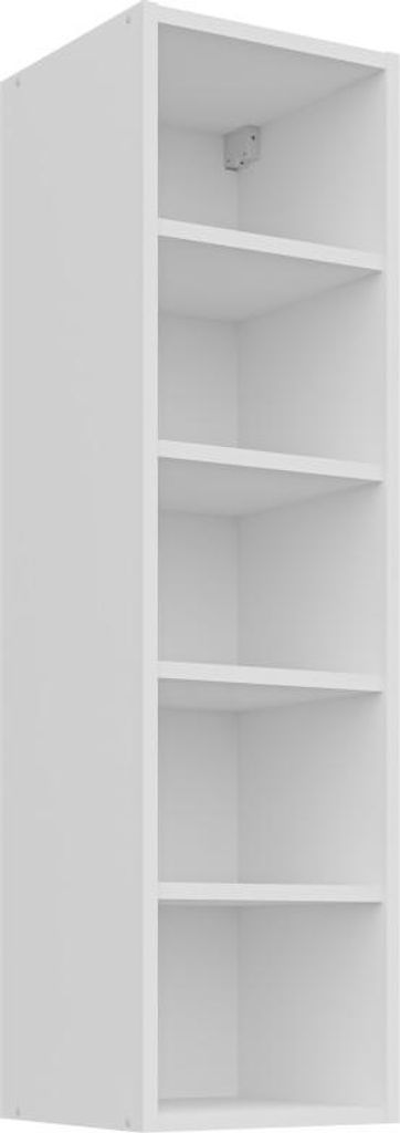 Mobile alto a giorno LUNARA - larghezza 30 cm, bianco Immagine del prodotto 