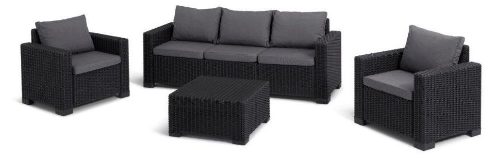 Zahradní set Keter California 3+2+1 grafitový Obrázek produktu 