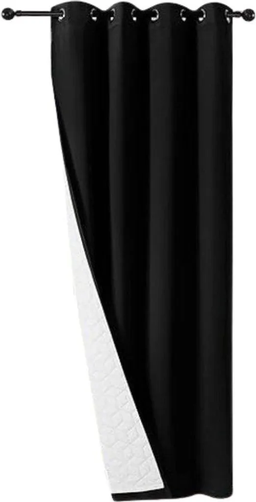 Portail aluminium noir avec isolation thermique et lames brise-vue 4m