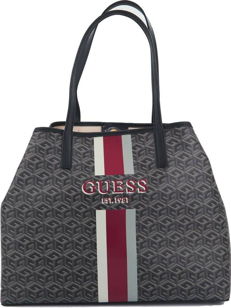 Guess Vikky Frauen G Cube Logo Druck Synthetik Tote Tasche Produktbild 