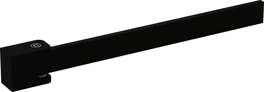 Porte-serviettes burgbad Eqio, pivotant, noir mat, HHAQ003, HHAQ003