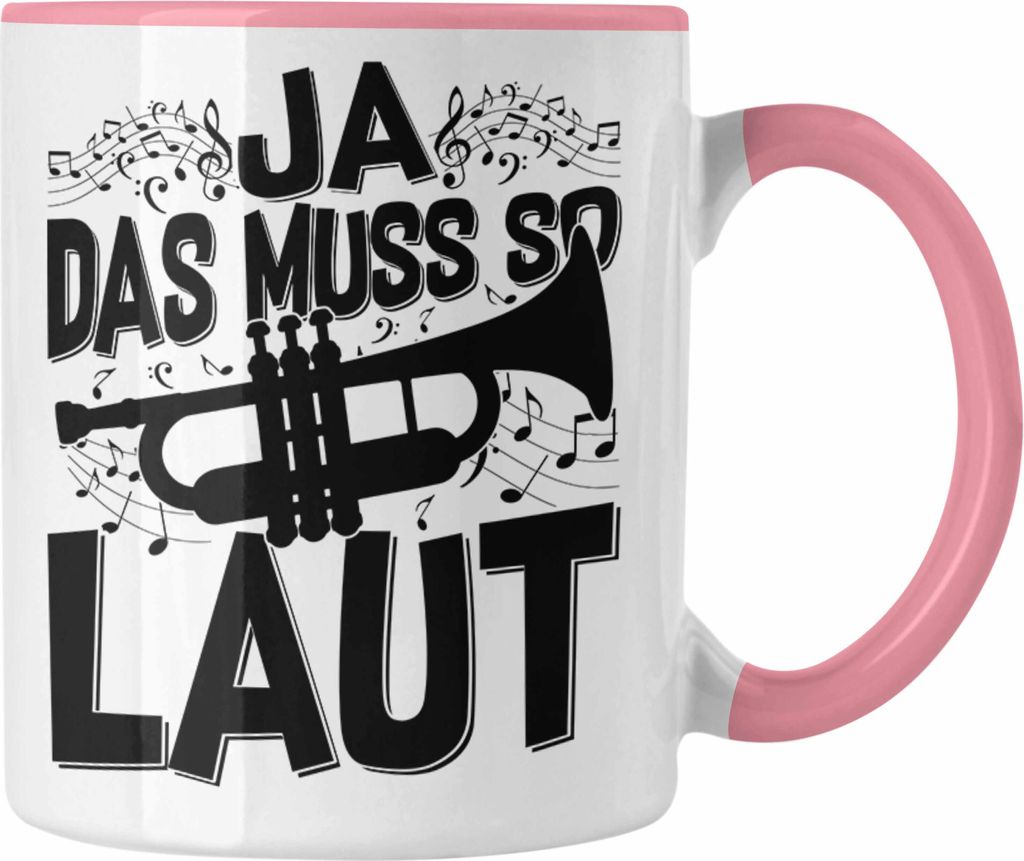 Trendation - Ja Das Muss So Laut Trompete Geschenk Trompetenspieler Geschenkidee (Rosa)