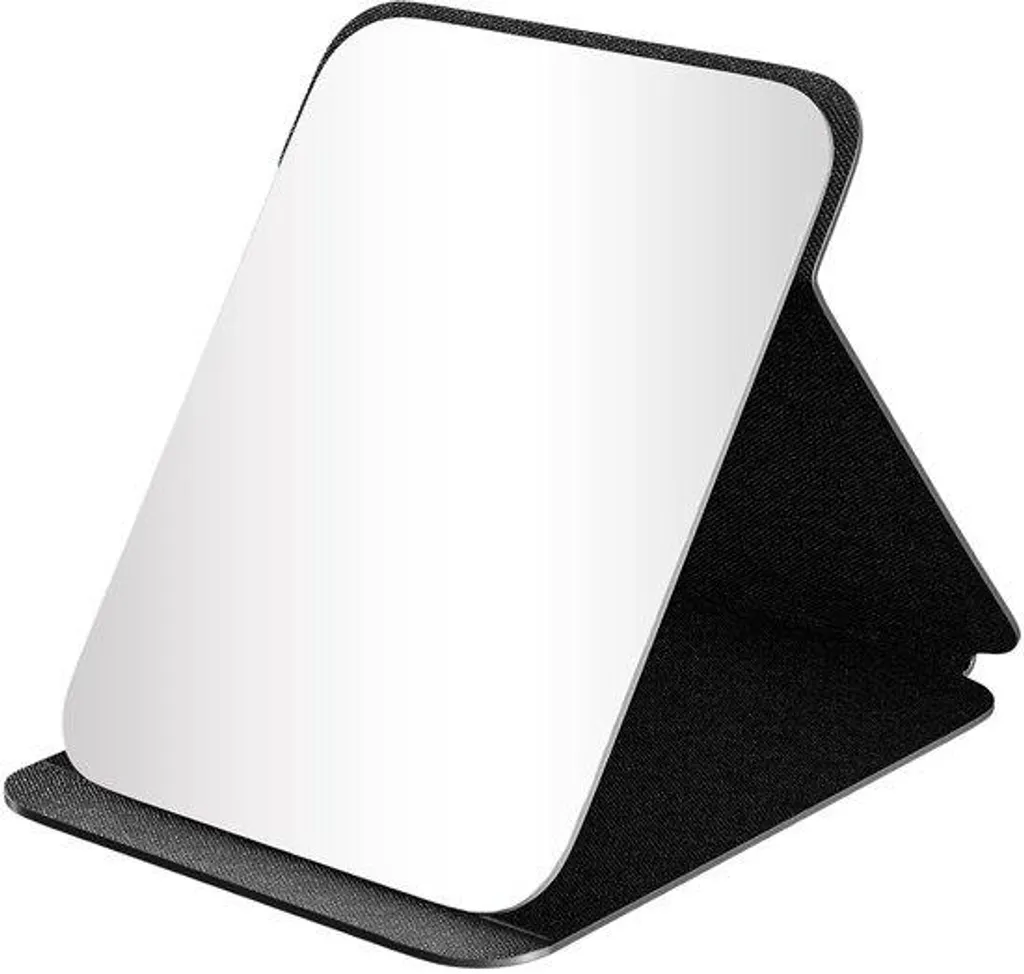 Petit miroir maquillage incassable cuir polyuréthane - Haute Définition
