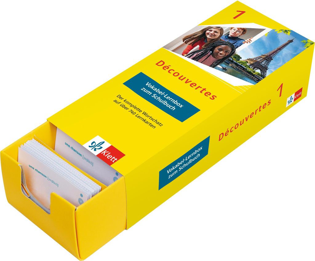 Découvertes 1 (ab 2020) - Vokabel-Lernbox zum Schulbuch 1. Lernjahr