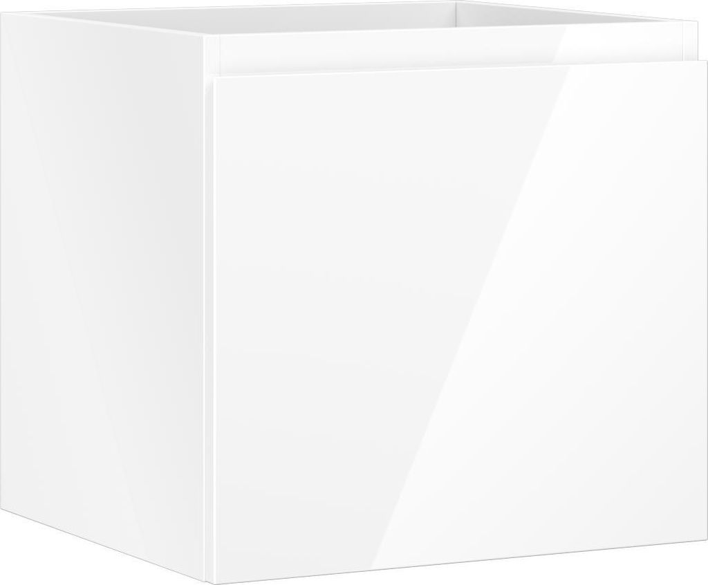 Mexen Orio Badezimmerunterschrank 50 cm, 1 Schublade, weiß glänzend - 91A10-05047-1-BF00