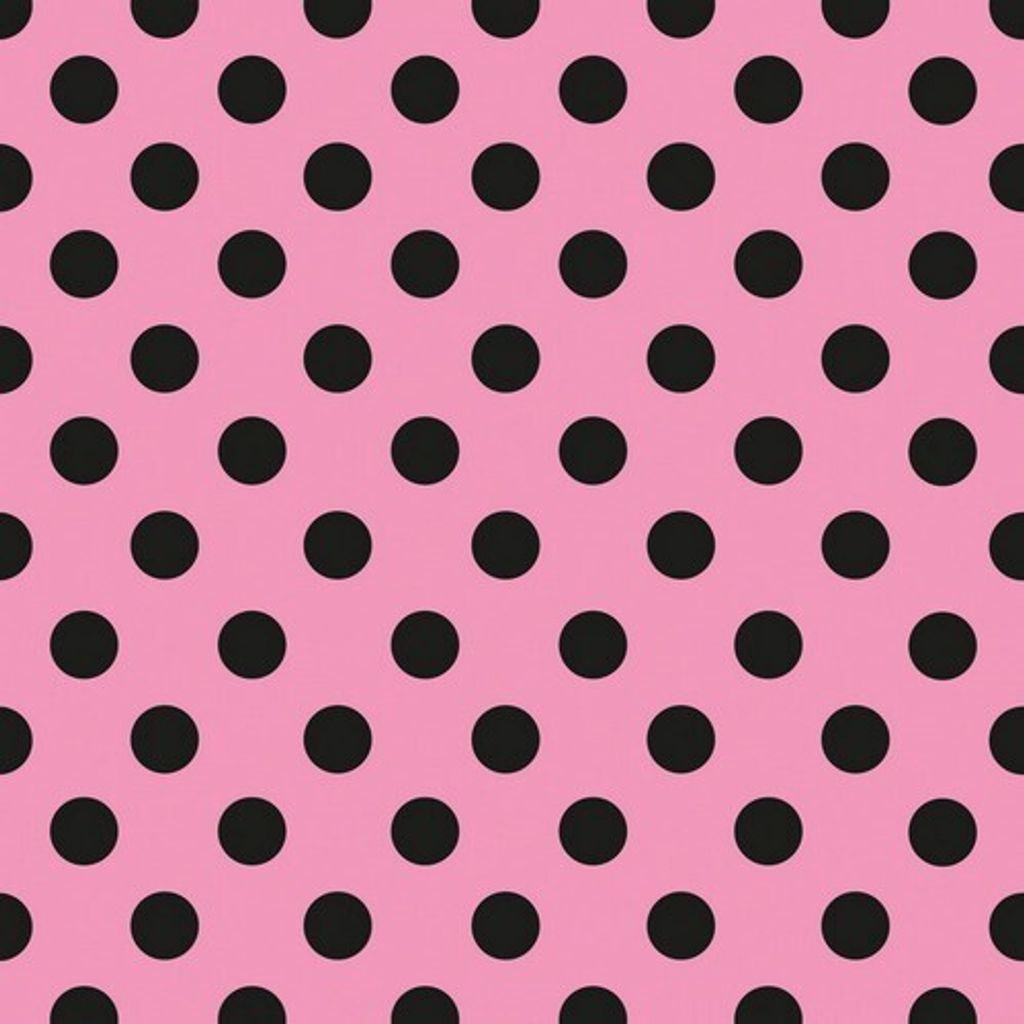 20 Servietten Art du Point rose - Schwarze Punkte auf rosa 33x33cm