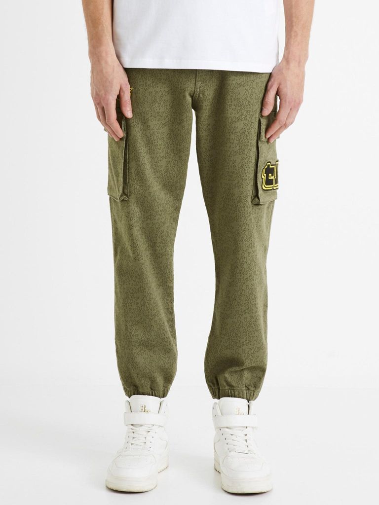 Celio Dragon Ball Z grüne Herrenhose M