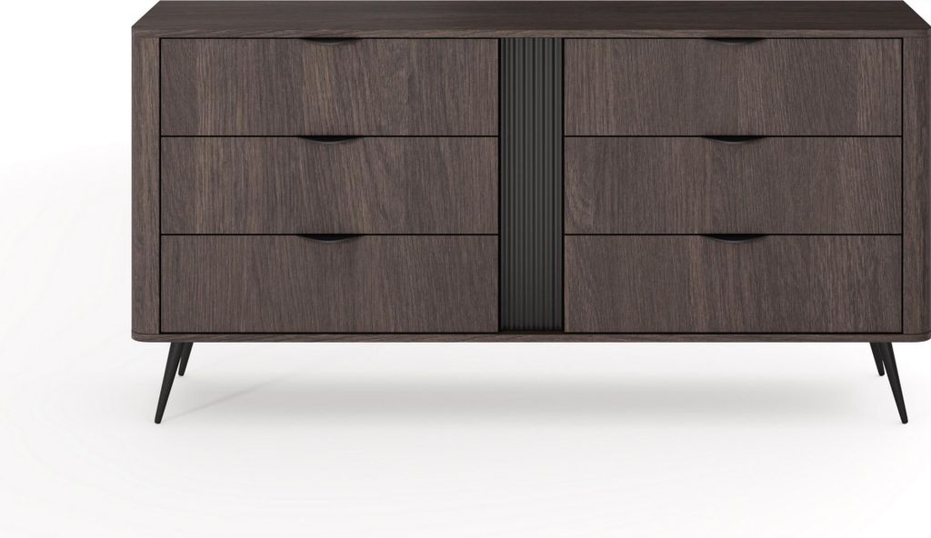 Furniture24 Kommode Veris - C Mit 6 Schubladen - Dunin Produktbild 