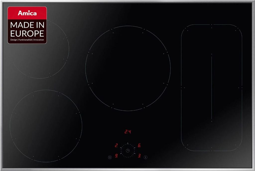 Amica KMI 752 630 E, Schwarz, Integriert, 77 cm, Produktbild 