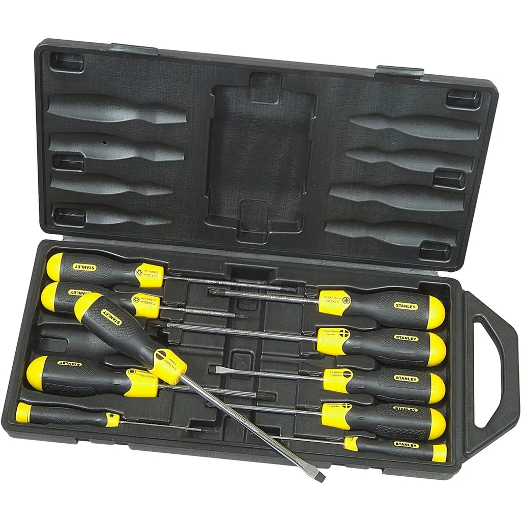 Tournevis Stanley CushionGrip HTS PZ avec Manche Souple Anti-Fatigue