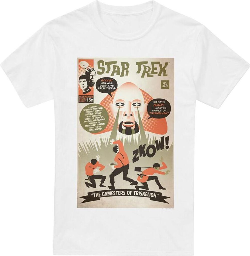 Star Trek - "The Original Series Episode 45" T-Shirt für Herren TV13882 (4XL) (Weiß)