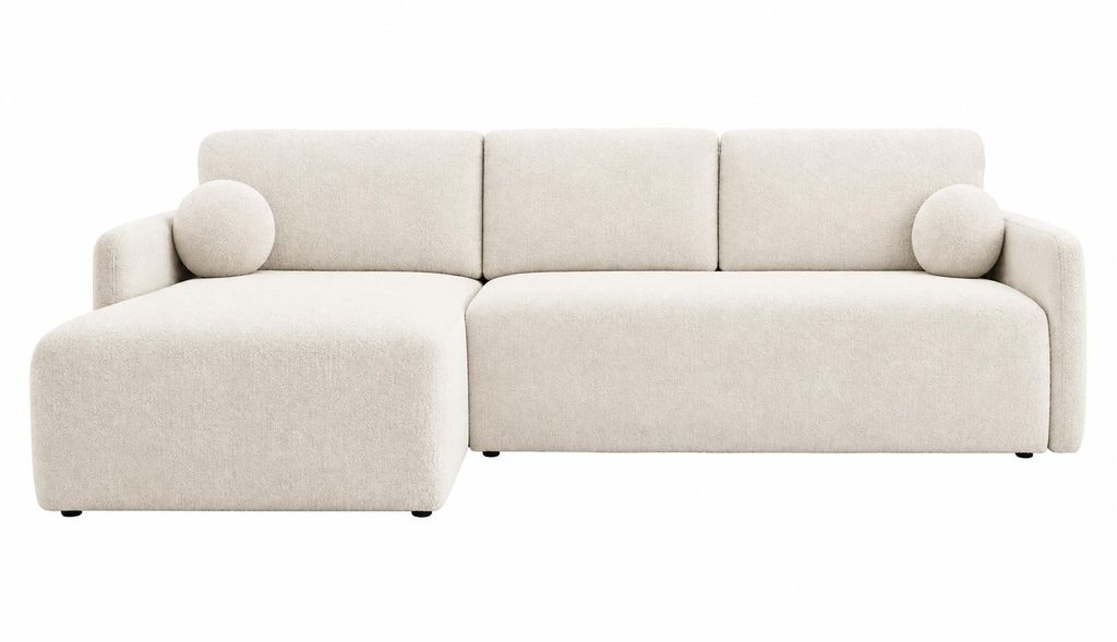Ecksofa SOFI L-Form, Universal, Modernes Bettsofa mit Produktbild  KI-generiertes Bild