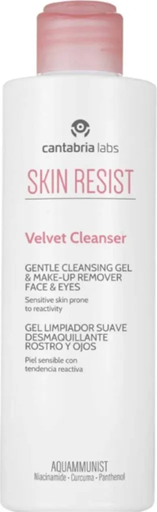Skin RESIST VELVET Gel detergente delicato per viso e occhi 200 ml