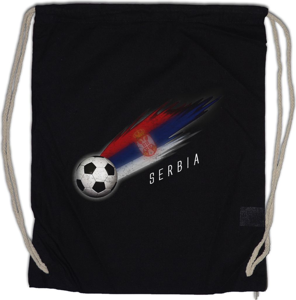 Urban Backwoods Serbia Football Comet I, Turnbeutel, Farbe: Schwarz