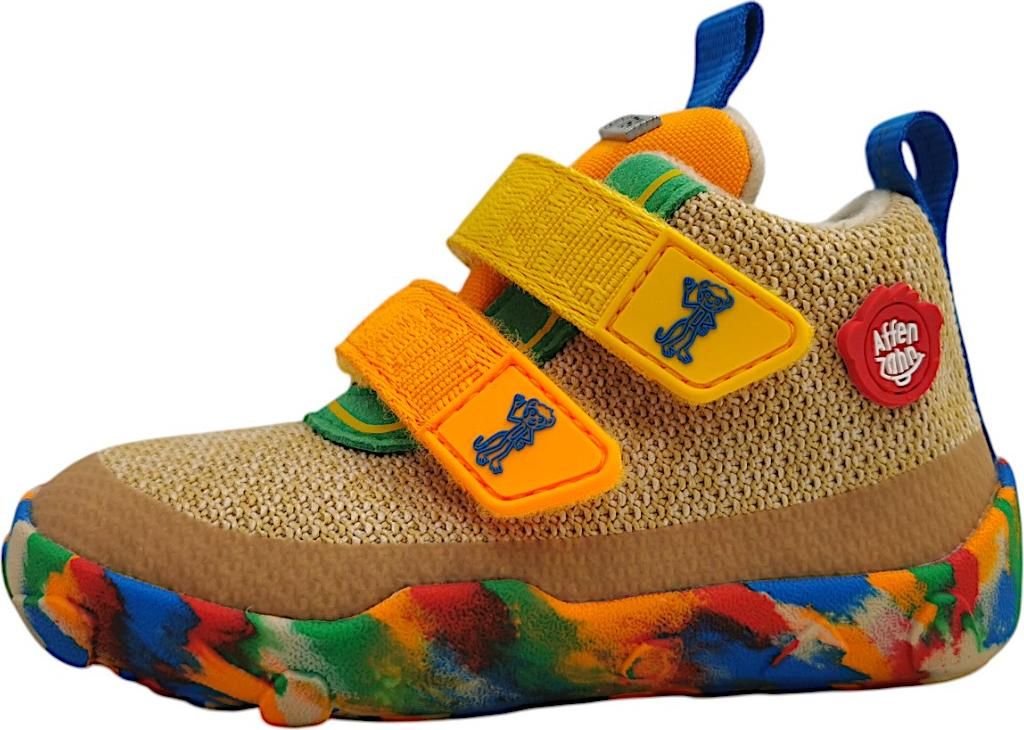 Affenzahn Affenzahn 10 Jahre Klettschuh Beige in Gr. 25