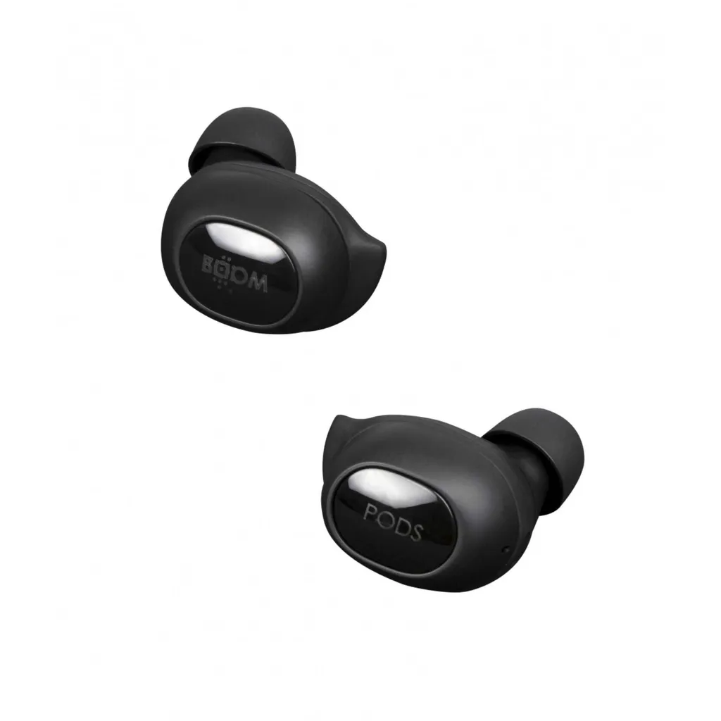 Boombuds GS Noir : Écouteurs sans fil confortables pour ne plus s'emmêler