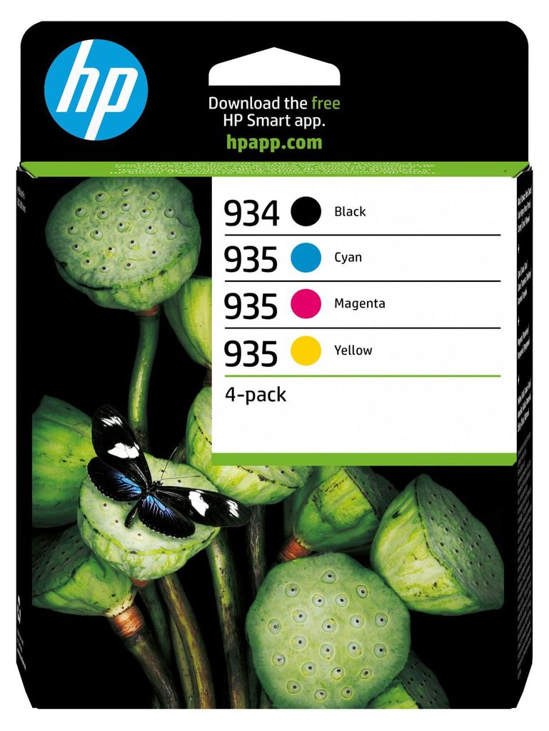 HP 934/935 Multipack (Blau/Rot/Gelb/Schwarz) Original Produktbild 