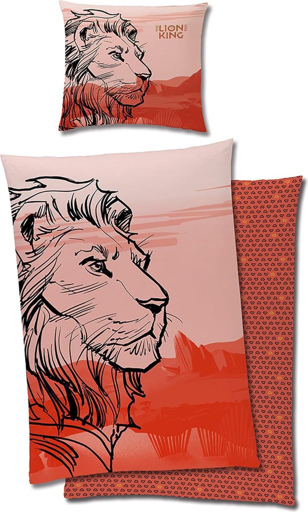 Il re leone Lion King Biancheria da letto Linon / Renforcé Immagine del prodotto 