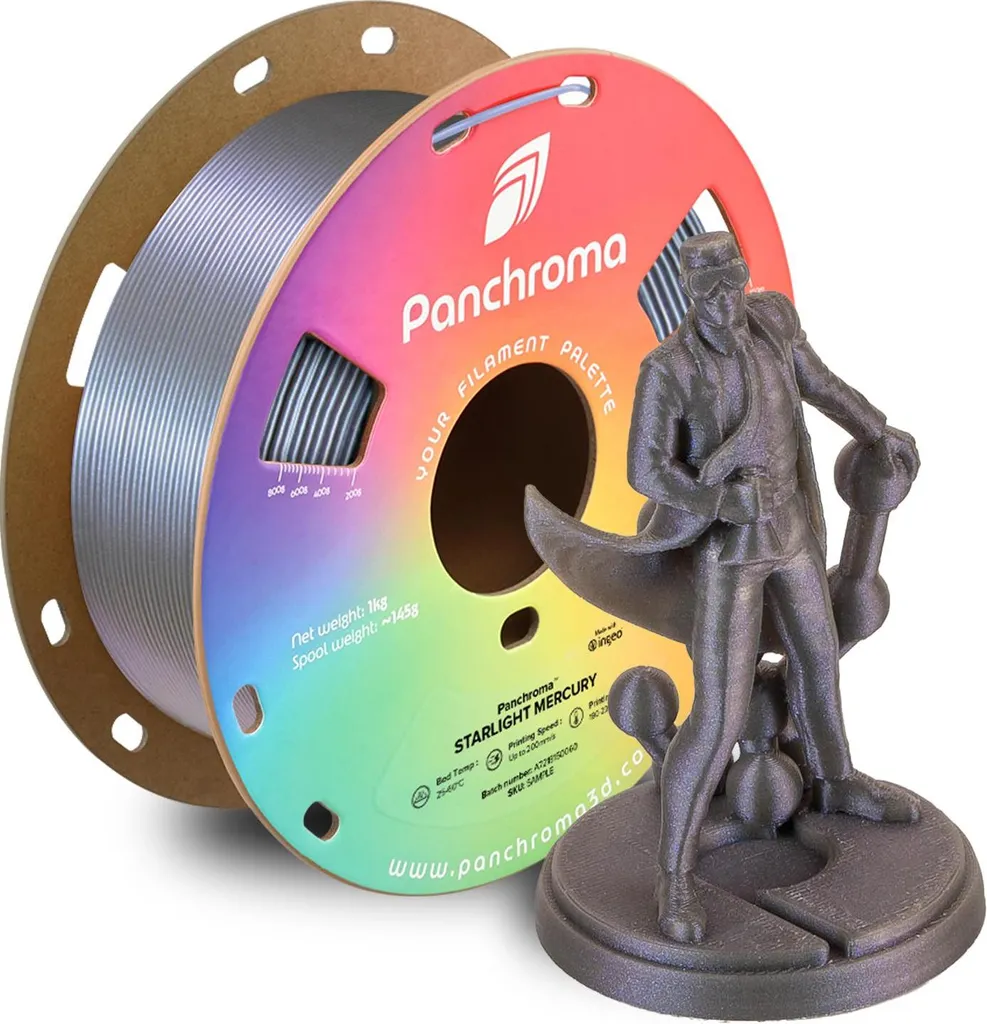 Filamento 1.75mm Polymaker Panchroma Starlight PLA CA02018 Mercury