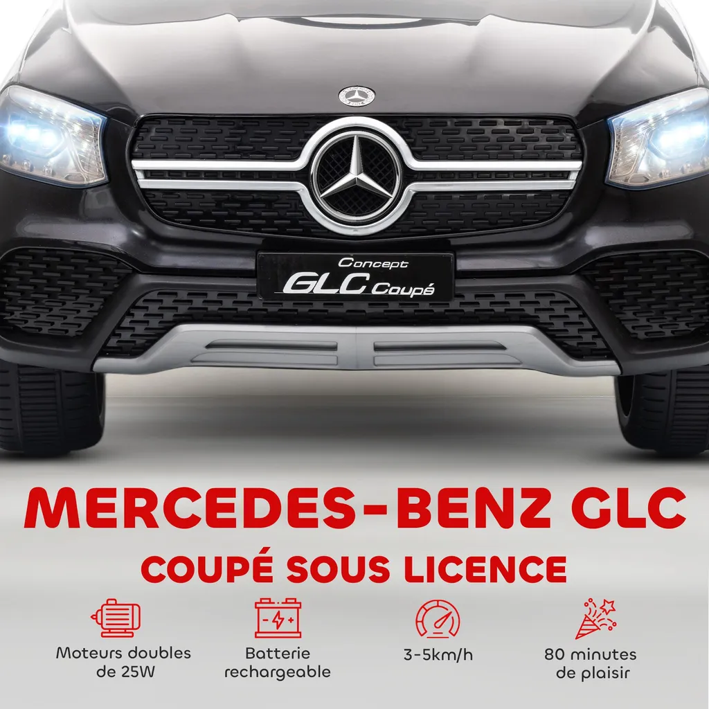 Mercedes GLC Enfant : Roulez en Sécurité avec Télécommande et Soft Start - 3