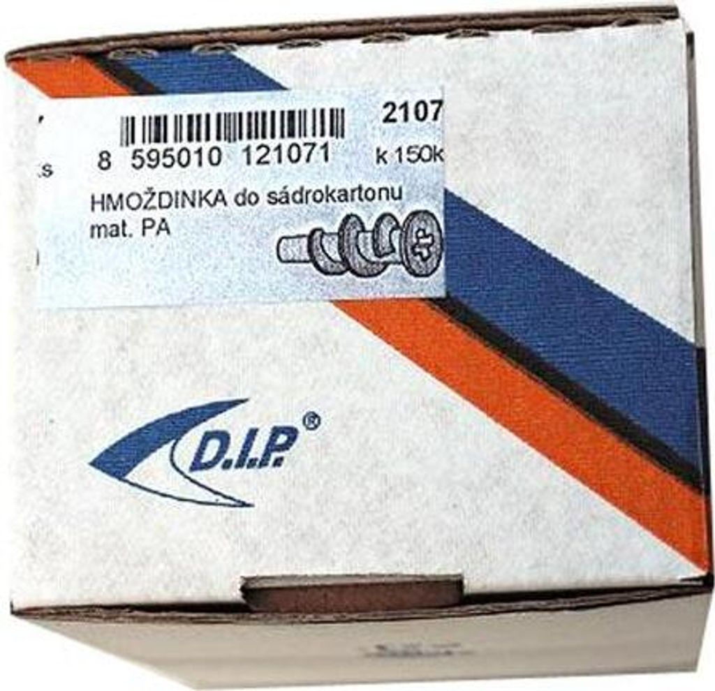 kunststoffdübel für Gipskarton 2107 (150 Stk.) Papierverpackung
