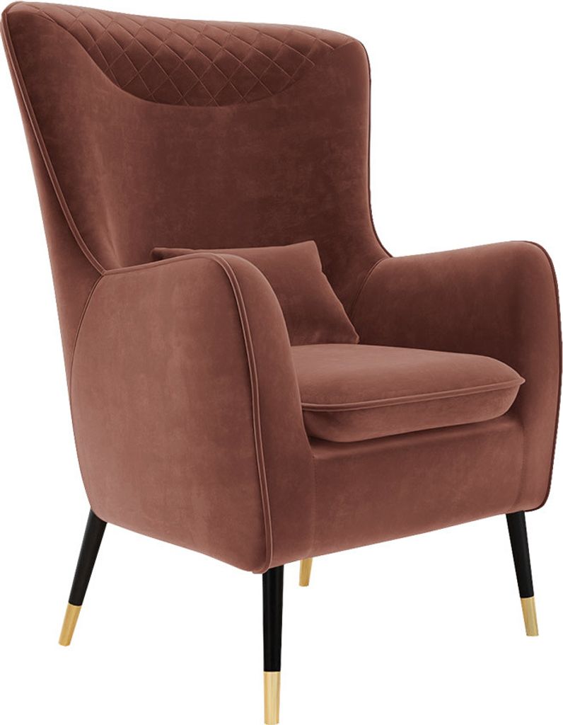 MIRJAN24 Sessel Lofner, Relaxsessel, Elegant Armsessel, Fernsehsessel, Sitzmöbel (Farbe: Magic Velvet 2258)