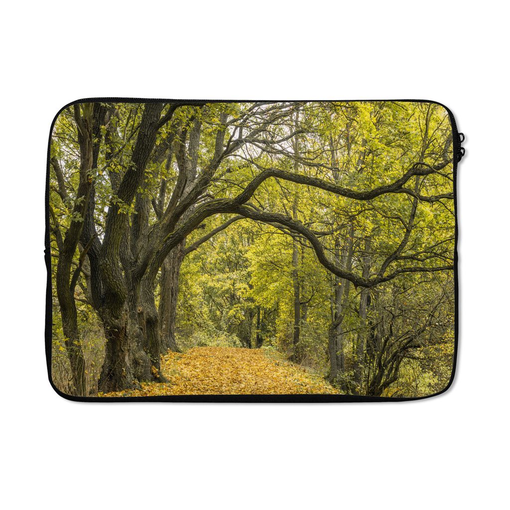 MuchoWow Laptop Hülle 13 Zoll Äste auf einem Waldweg Laptoptasche - Laptophülle - Sleeve - Rundumschutz