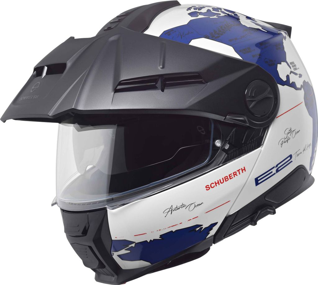 Schuberth E2 Atlas casque, blanc/bleu, M (57) Image du produit 