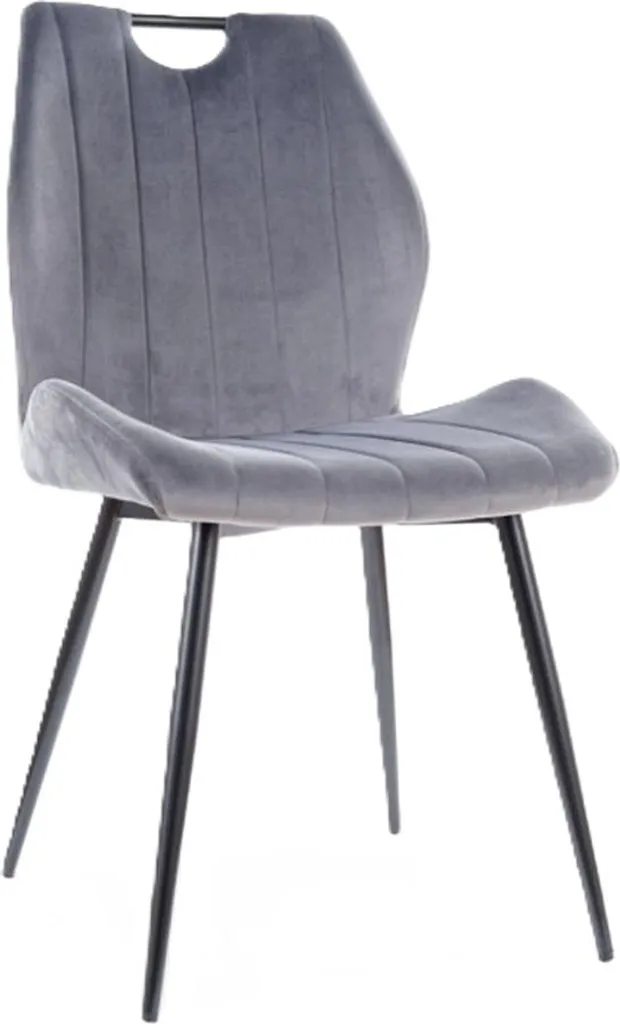 Sedia Ergonomica ANIKA Grigio - Supporto e Comfort Imbottito
