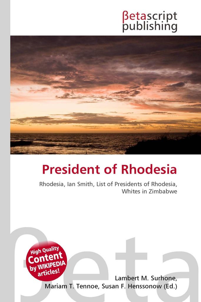President of Rhodesia