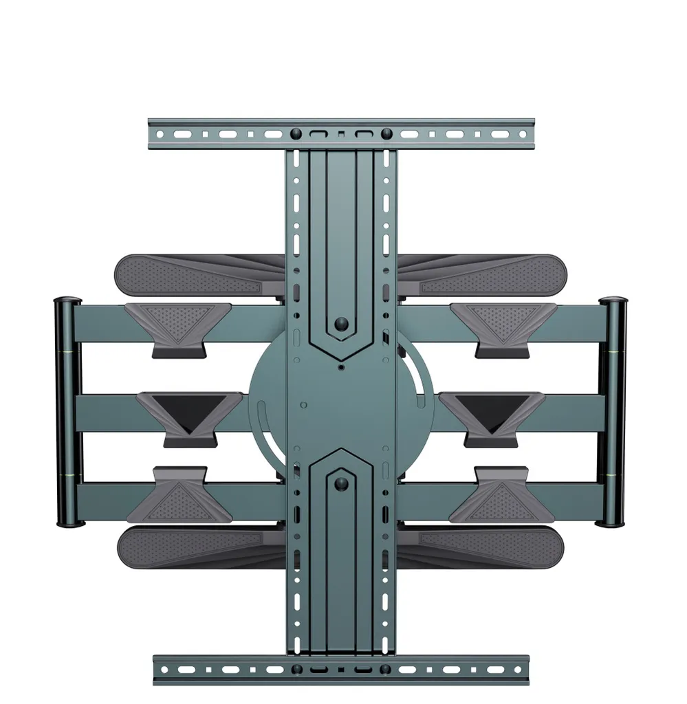 Fixation Murale TV Bras Articulé Robuste pour Écran Géant 40-80 Pouces Max