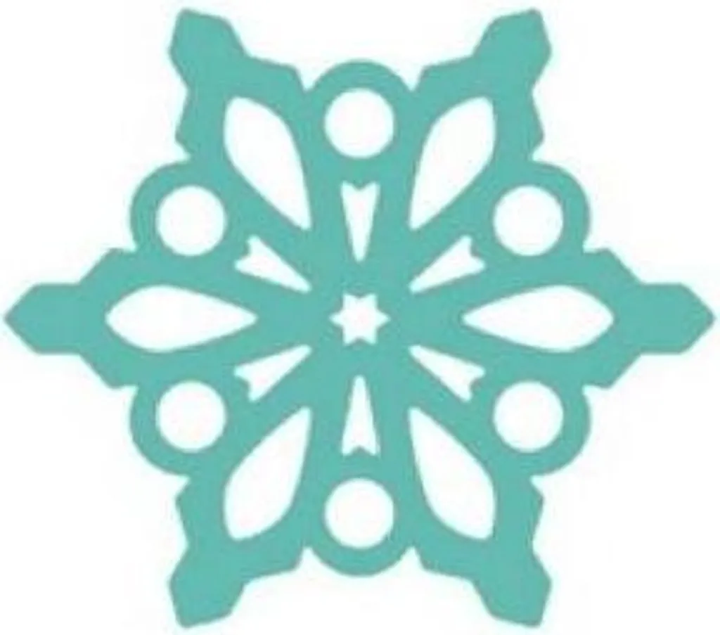 Perforateur Décoratif Flocon de Neige 3,7cm - Perforatrice Papier Créatif