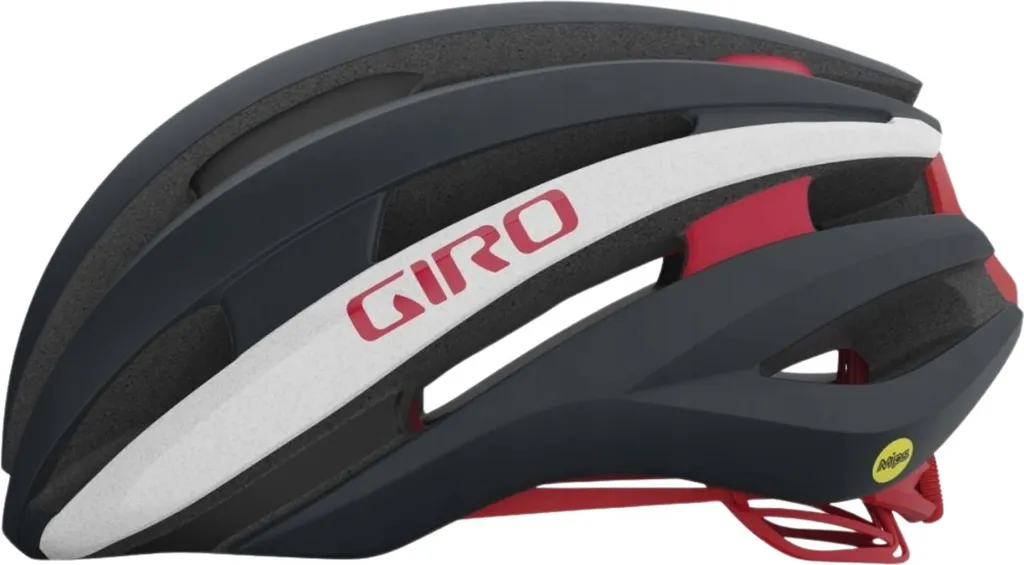 Casque de Vélo Route de Compétition Giro Synthe Mips Gris Clair en S