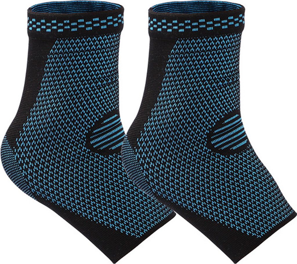 INF Unisex Kupfer Knöchelstützbandage Schwarz + Blau S