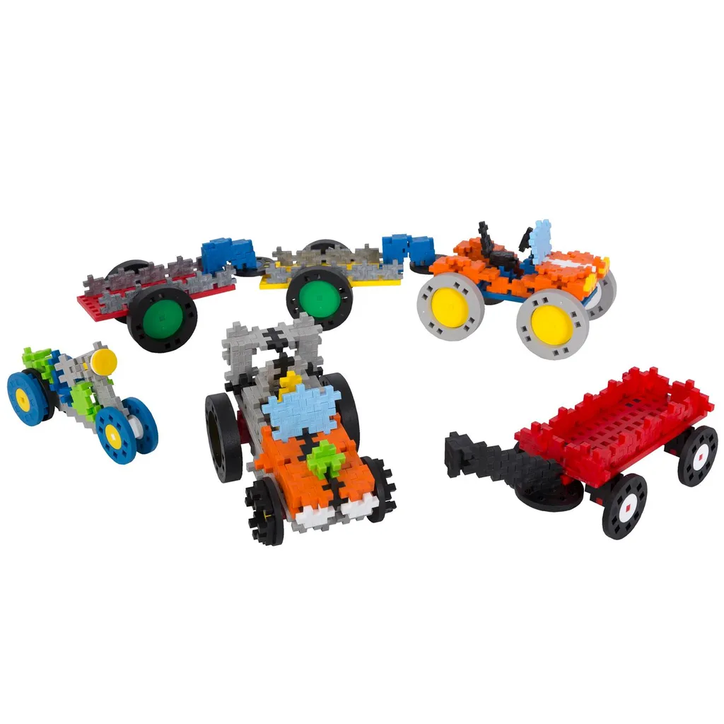 Jeu de construction de voitures Plus-Plus Go - Coffret 800 pièces 3D - 3
