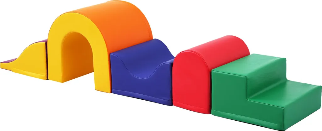 Modules d'escalade en mousse pour bébé - Parcours de motricité 5 pcs - 17