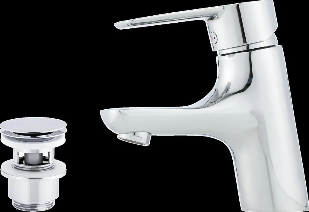 Rubinetto Lavabo Mora CERA B5: Design Scandinavo e Finitura Cromo