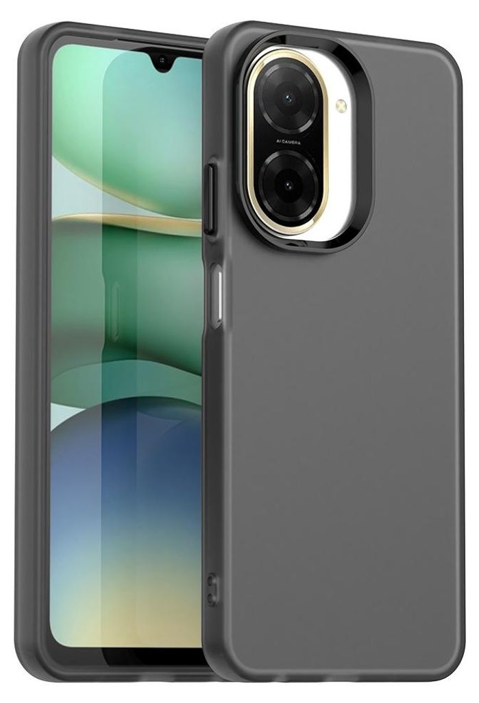 Handyhülle für Xiaomi Redmi A5 4G Schlank Durchscheinend Matt Stoßfest Schutzhülle Schwarz