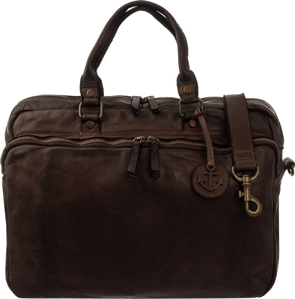 Harbour 2nd Jonathan Cool Casual Business Bag-Stle Laptoptasche Darkbrown