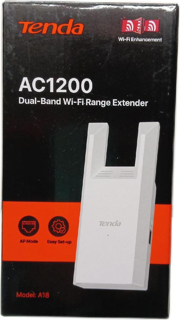 Tenda WLAN Verstärker Repeater AC1200 WiFi Extender Dual Band 867 MBits 5 GHz Signalverstärkung